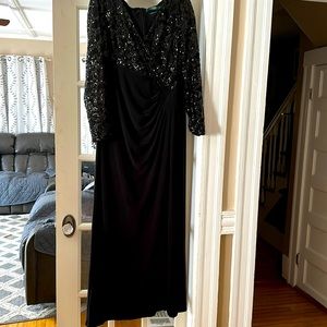 Woman’s plus Ralph Lauren evening gown